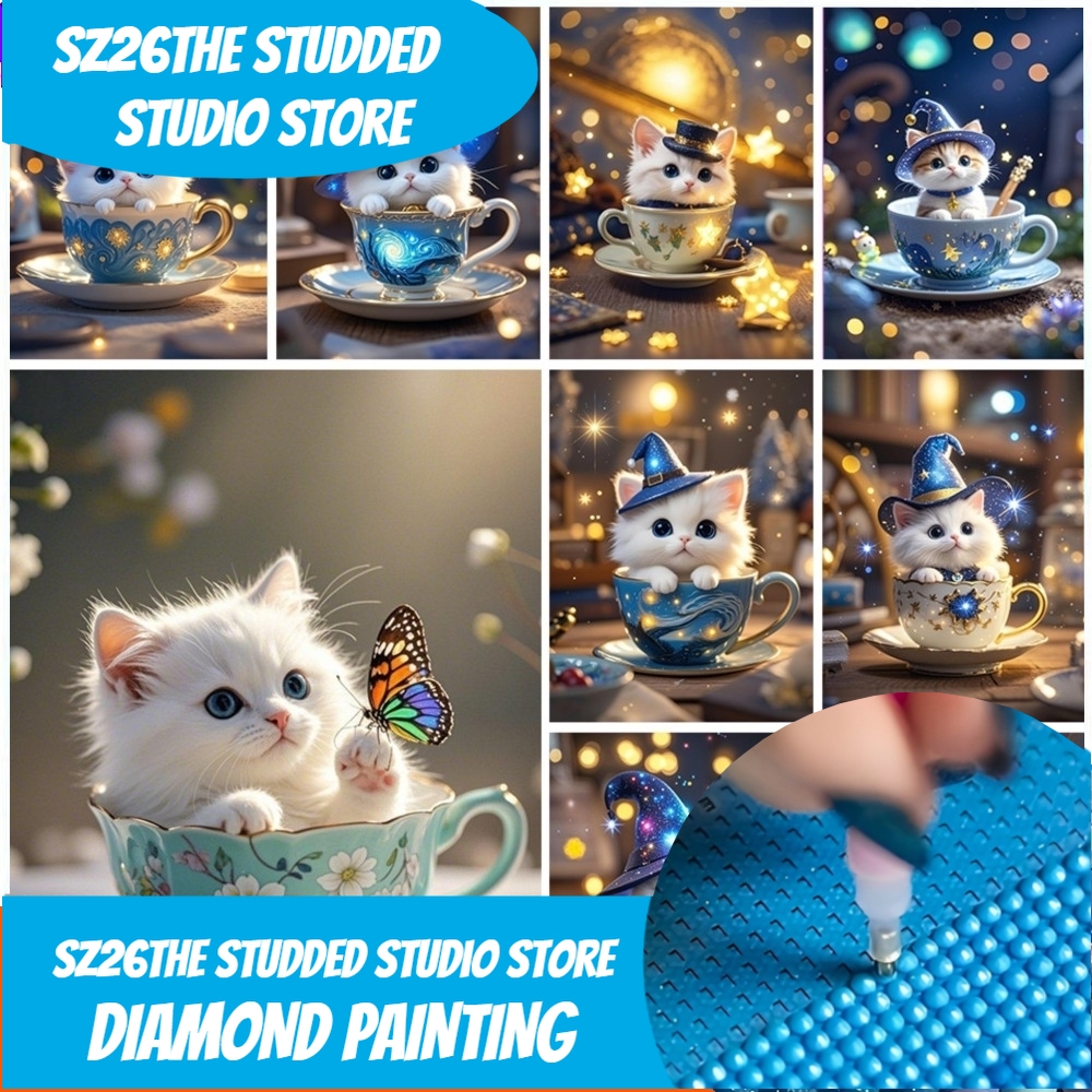 Sz26The Studded 2026  New 5D D – Embroidery Cat recenzja i cena