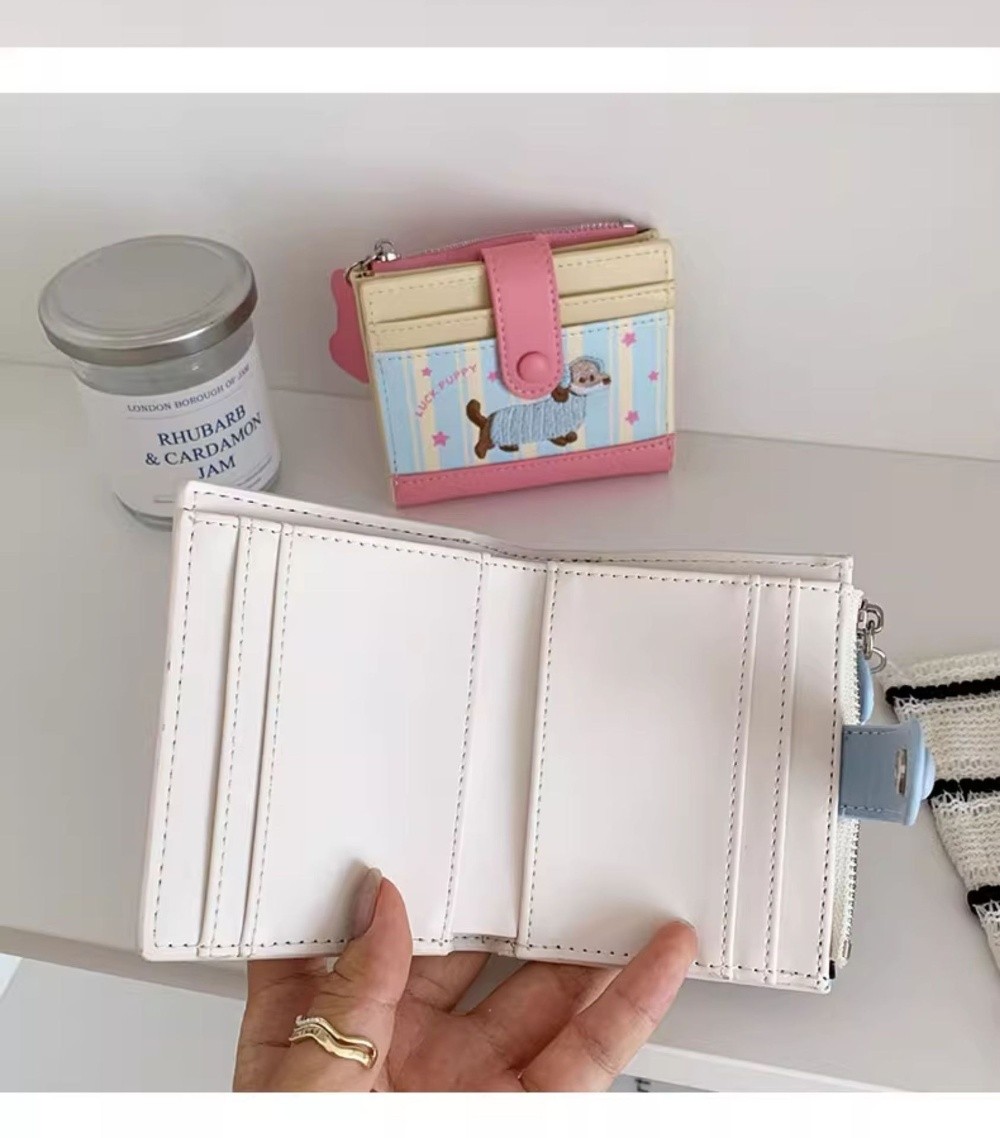 Korean Style Dachshund Embroid – Embroidery Wallet recenzja i cena
