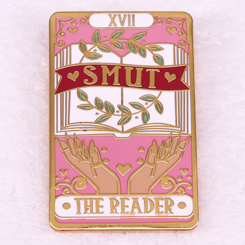 SMUT The Reader Book Enamel Pi – Embroidery Wallet recenzja i cena