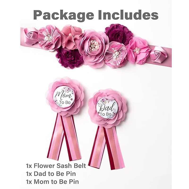 Flower Sash Set-Baby Shower Mo – Embroidery Kaftan recenzja i cena