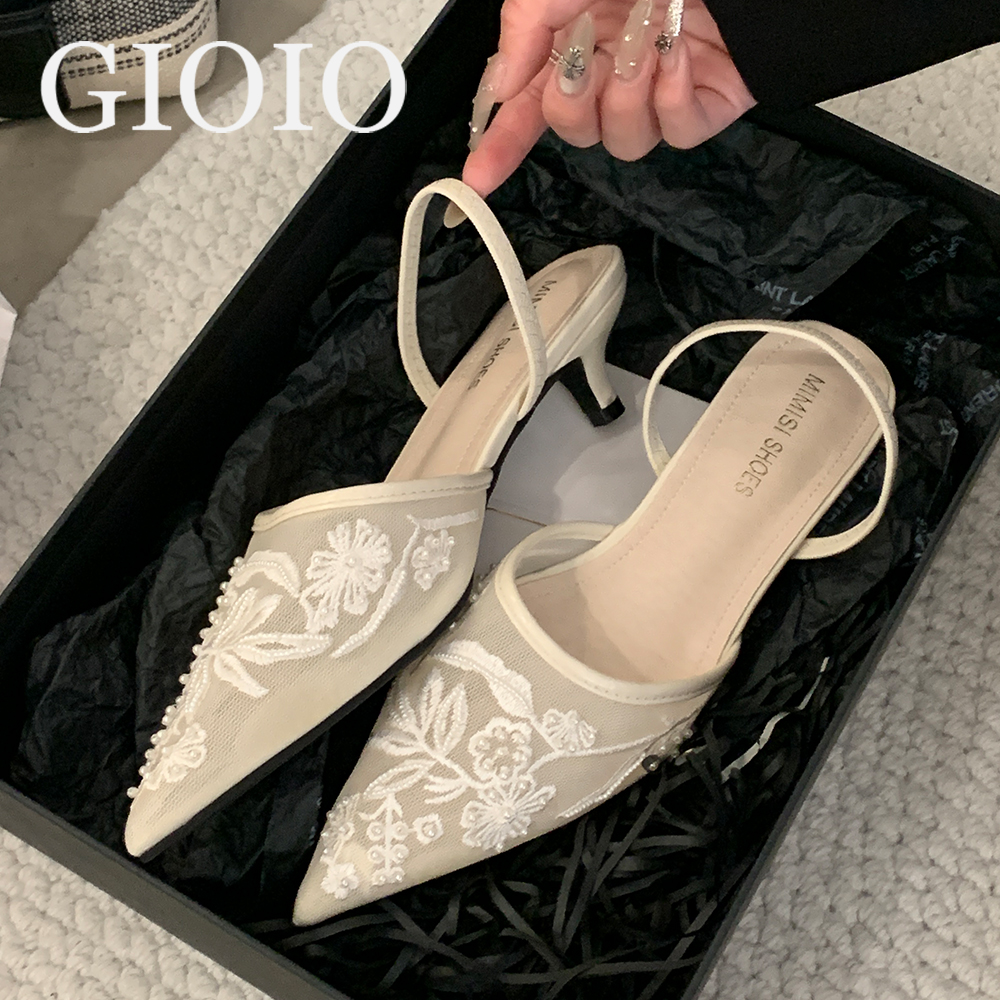 Brand Designer White Women Pum – Embroidery Wedding recenzja i cena