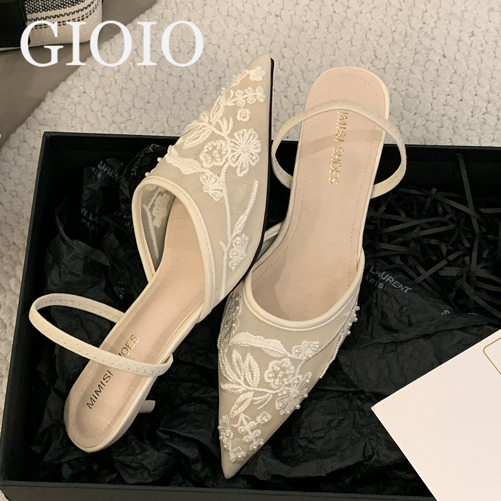 Brand Designer White Women Pum – Embroidery Wedding recenzja i cena