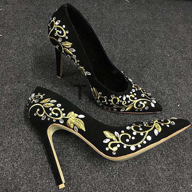 Bling Rhinestone Gold Silver F – Embroidery Gold recenzja i cena