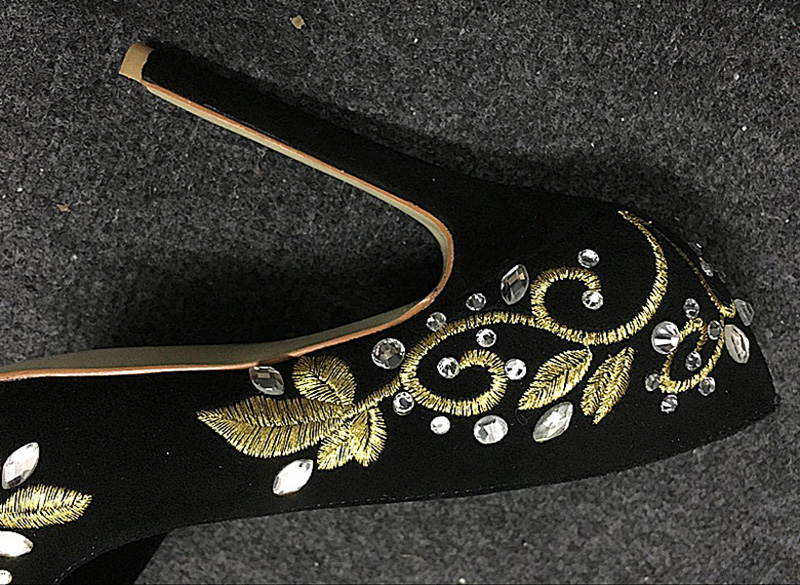 Bling Rhinestone Gold Silver F – Embroidery Gold recenzja i cena