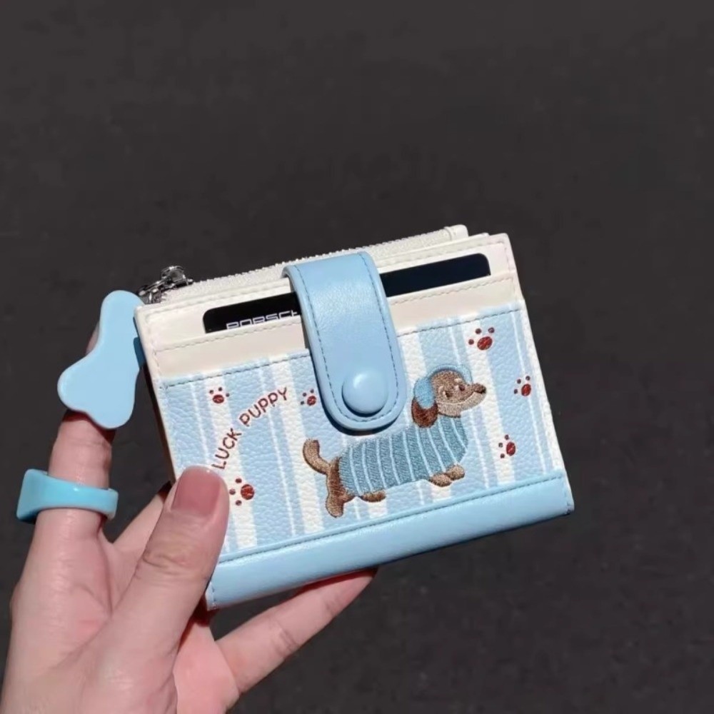 Korean Style Dachshund Embroid – Embroidery Wallet recenzja i cena