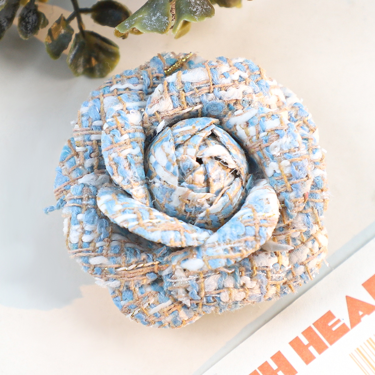 6CM Camellia Brooch for Women  – Embroidery Kaftan recenzja i cena