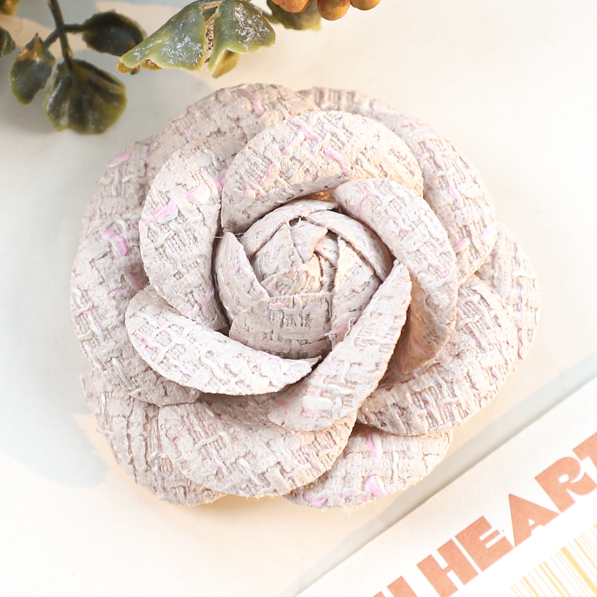 6CM Camellia Brooch for Women  – Embroidery Kaftan recenzja i cena