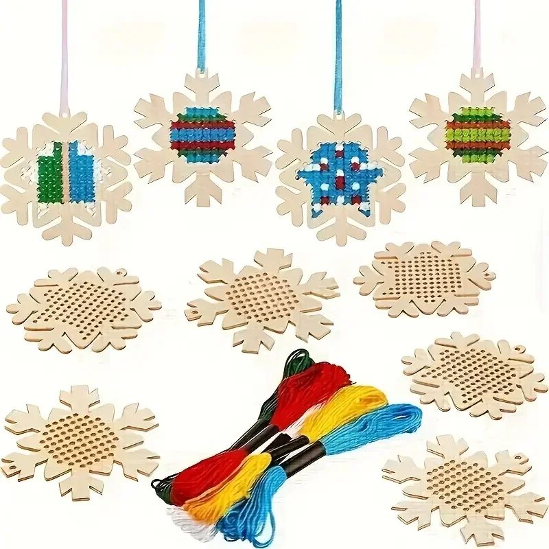 12Set Cross Stitch Hanging Pen – Embroidery Xmas Ornaments recenzja i cena