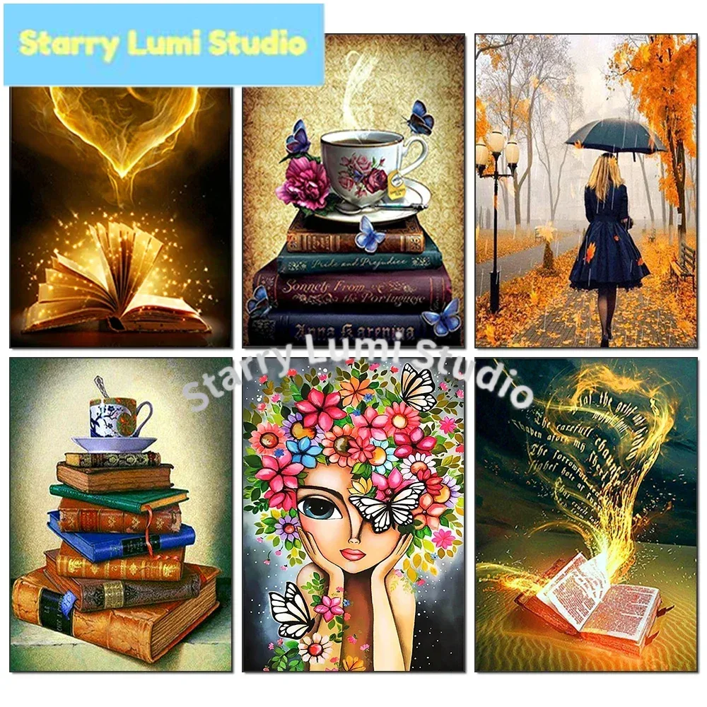 5D Diamond Painting Book Coffe – Embroidery Wall Art recenzja i cena