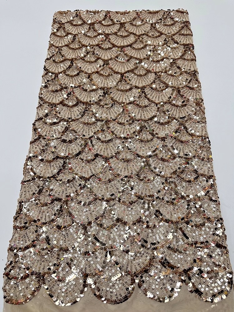 1yard Full of sequin fan strip – Embroidery Wedding recenzja i cena