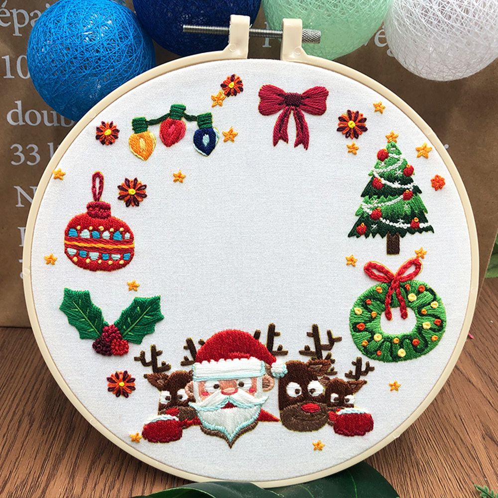 Party Gift Holiday Ornaments D – Embroidery Xmas Ornaments recenzja i cena