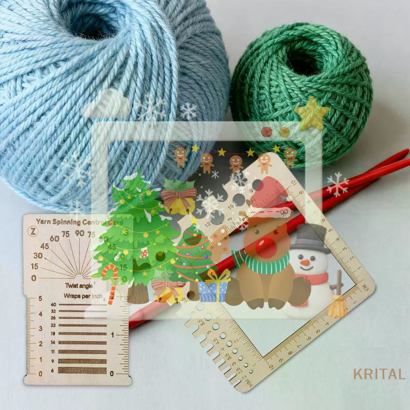 Wood Knitting Needle Gauge Squ – Embroidery Floss recenzja i cena