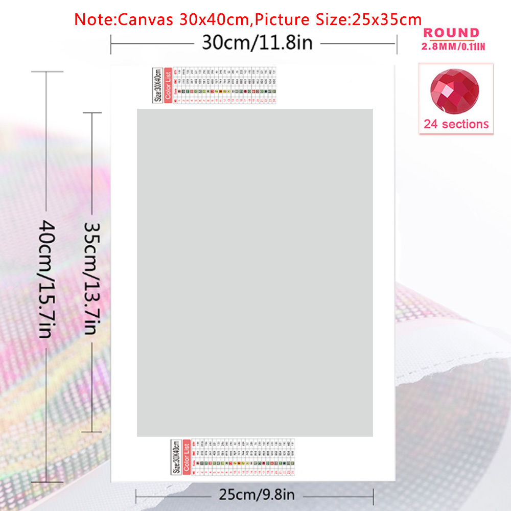 1pc frameless  Diamond Art Pai – Embroidery Wall Art recenzja i cena