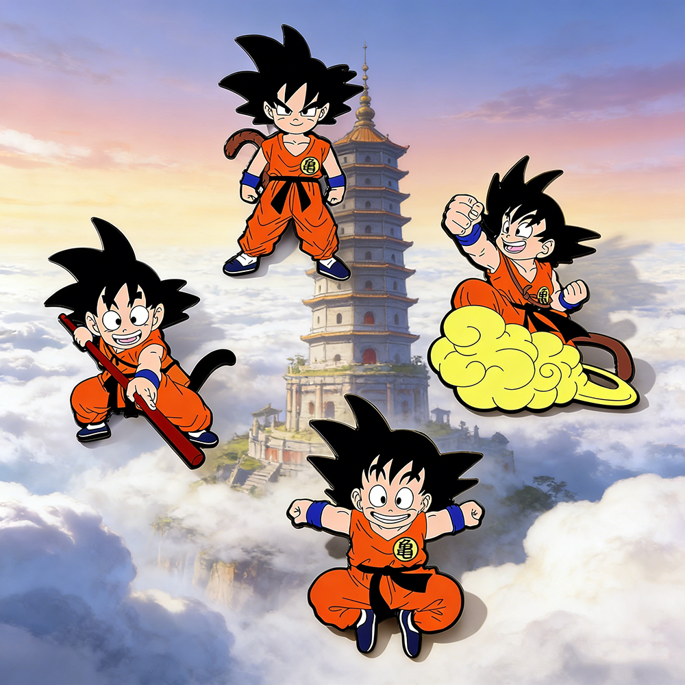 4 Pcs Son Goku Dragon Ball Car – Embroidery Textile recenzja i cena