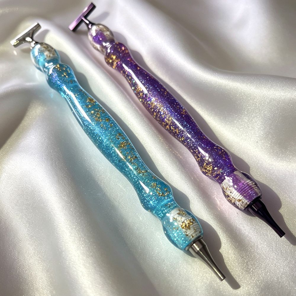 New Shiny Blue/Purple Gold Foi – Embroidery Painting recenzja i cena