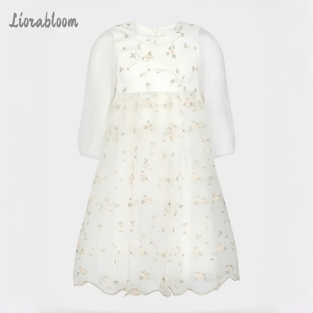 Customized Flower Girl Dress P – Embroidery Wedding recenzja i cena
