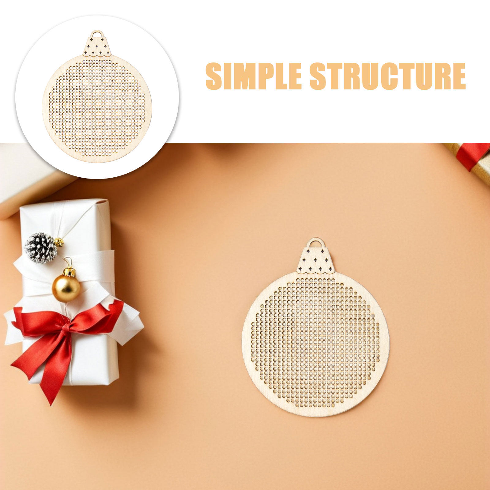 12Pcs Christmas Wooden Cross S – Embroidery Xmas Ornaments recenzja i cena