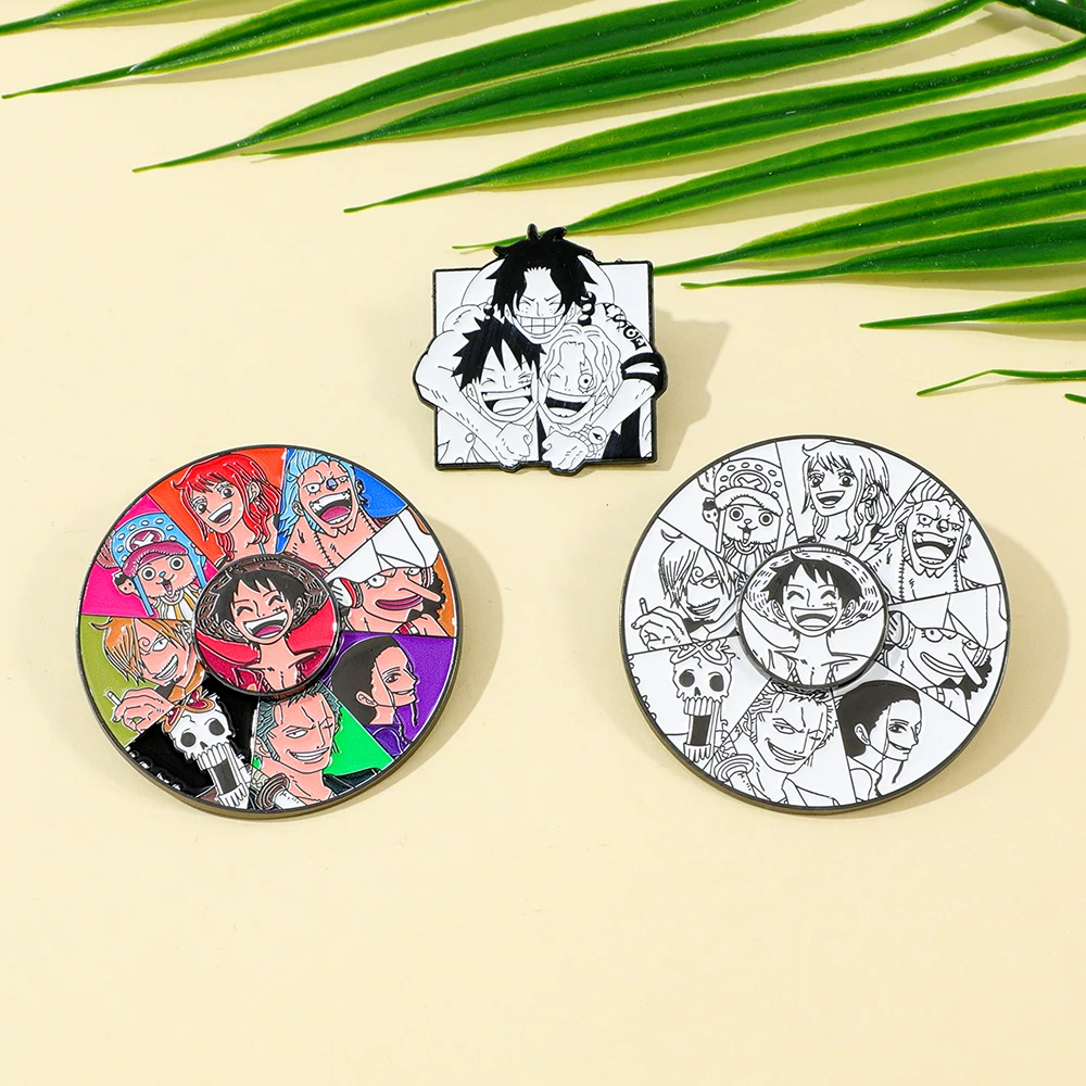 3 Pcs Anime One Piece Brooch L – Embroidery Textile recenzja i cena